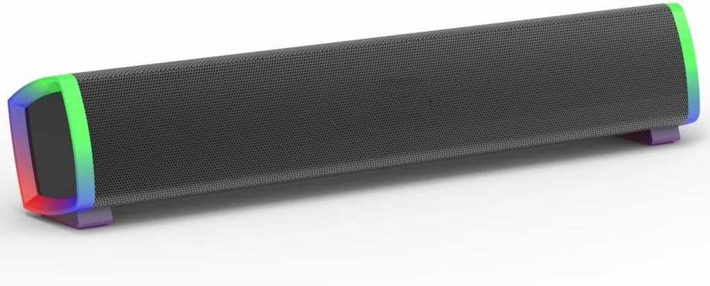 RGB Computer Speaker Full-Rang Speakers TF Card AUX Input for PC Laptop Phone
