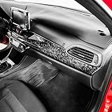 FUEISOF für Hyundai I30 2017-2023 Armaturenbrett Abdeckung Mittelkonsolenverkleidung (Geschmiedete)