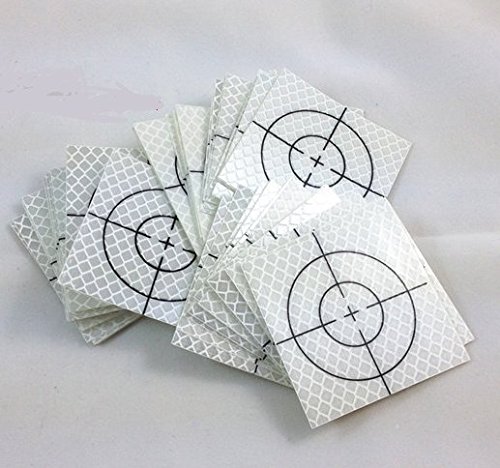 Amazon.co.jp: 測量用品 反射シート シートプリズム 30x30mm 粘着式 20