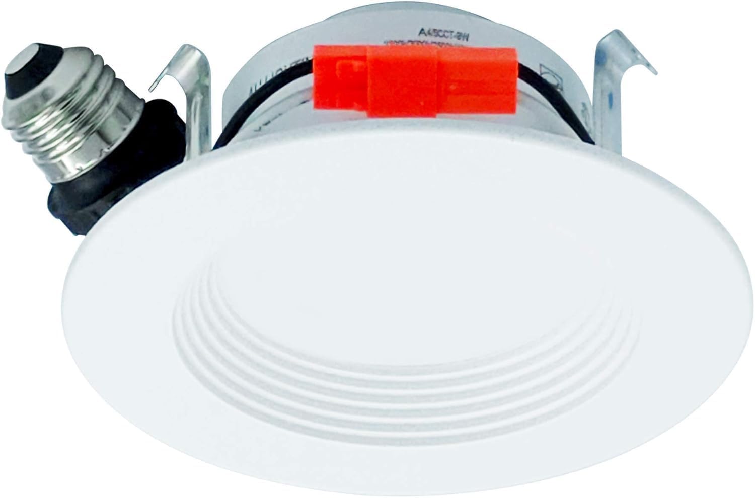 4 Inch LED Recessed Light, Dimmable, 5CCT 2700K/3000K/3500K/4000K/5000K, Retrofit Downlight with Baffle, 9 Watt, 750 Lumens, Easy to Install, ES Qualified, UL Listed - 2 Pack
