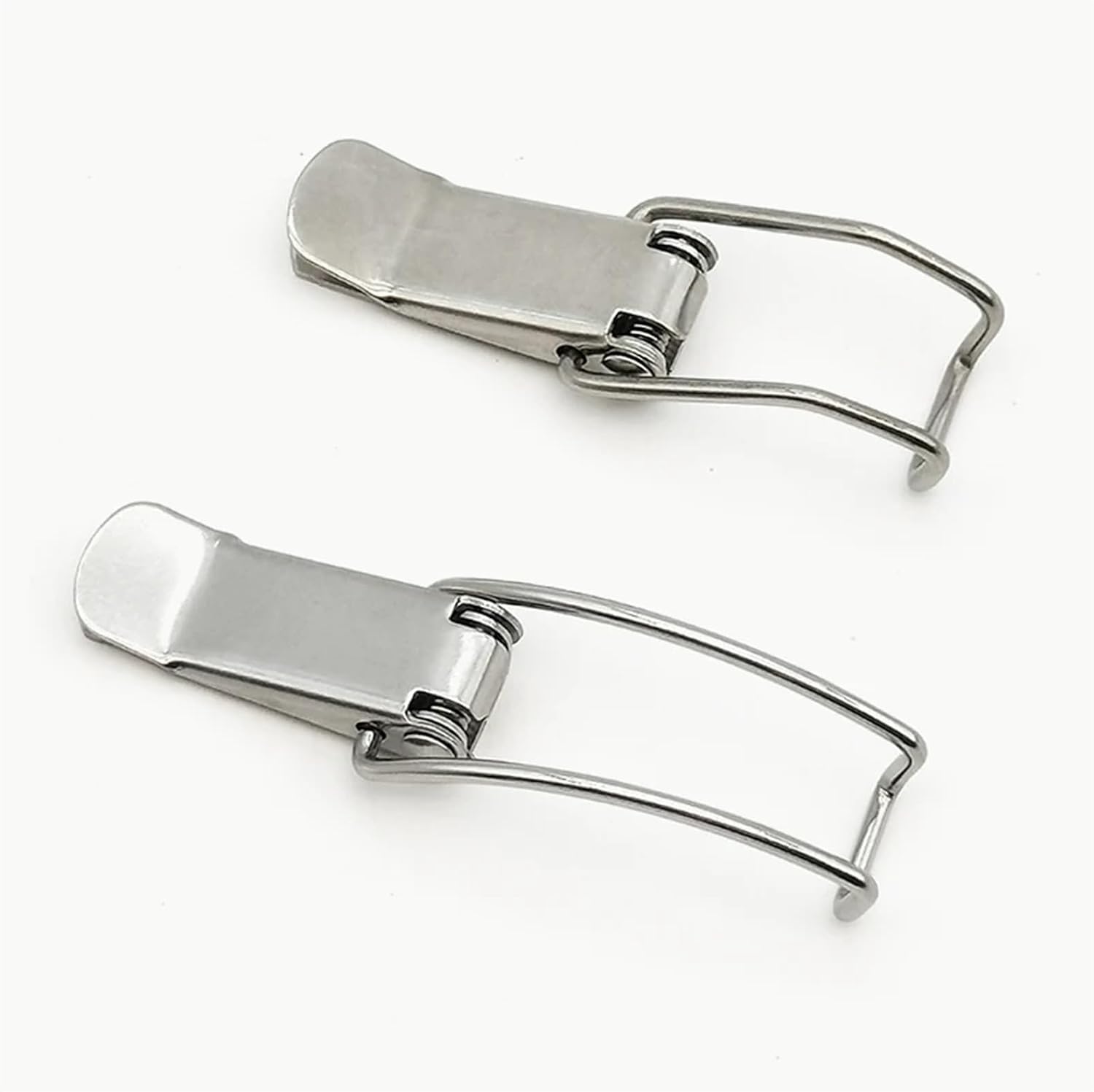 Stainless Steel HASP Tool Box HASP Wooden Box Advertising Box Spring Hasp Flat Mouth Buckle