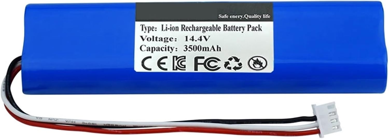 14.4V 3500mAh Li-ion Robot Vacuum Cleaner Sweeper Batteries, Compatible For Ecovacs,Compatible For Deebot, N8,Compatible For OZMO, 900 901 905 920 930