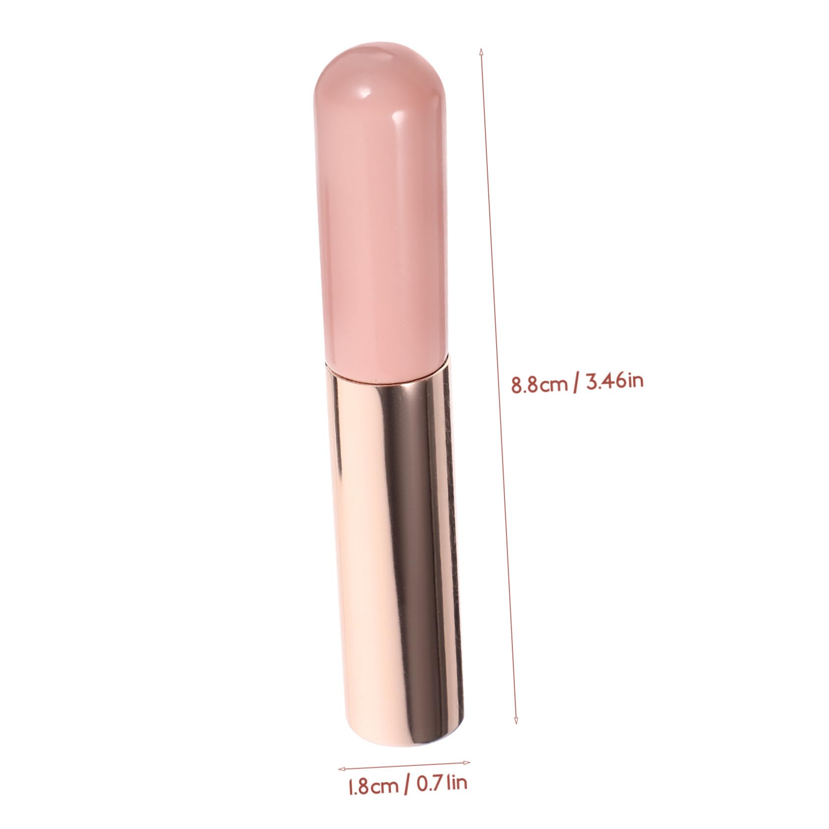 FOYTOKI 2pcs Professional Silicone Lipstick Brush for Concealer Portable Lip Makeup Applicator