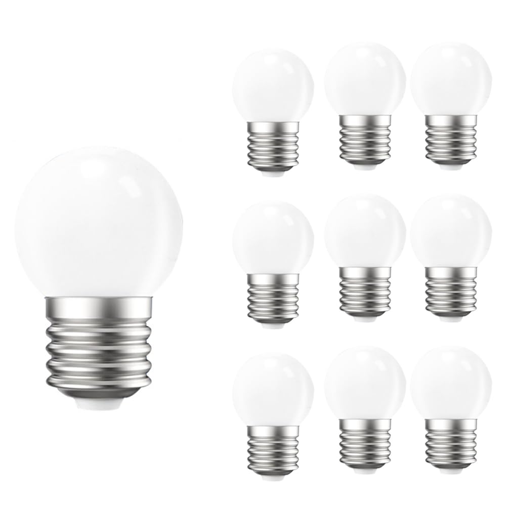 IOEDHW 2/10 Pack 18W Globe LED Super Bright Corn Light Bulb,E27 Energy Saving Eco High Power Large Non-Dimmable Round Bright White Daylight 6500K Corn Light For Indoor Outdoor Corridor Aisle Light Bul