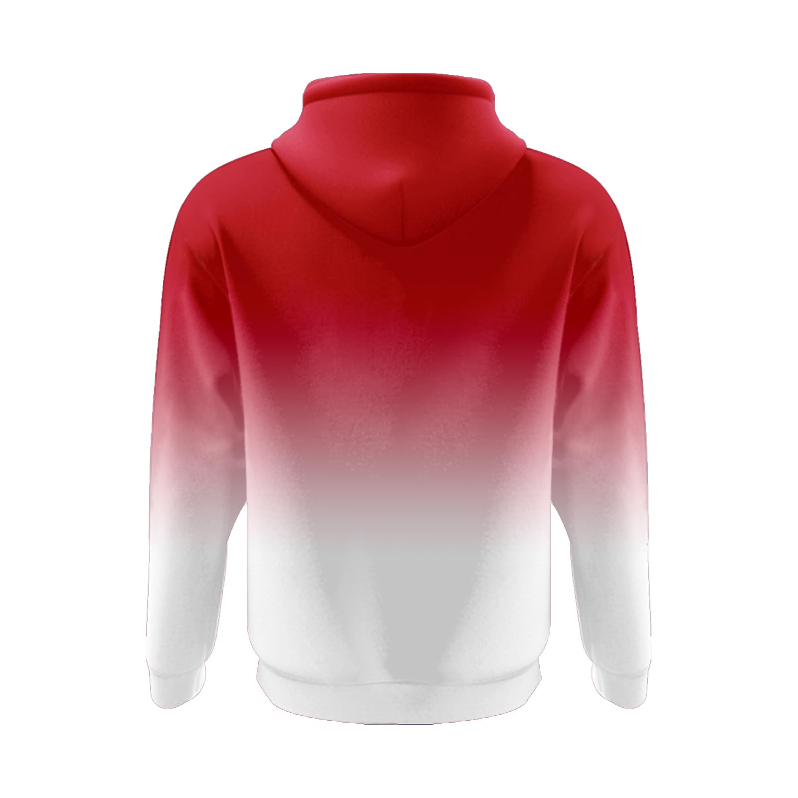 Baseball Gradient Hoodies Pullover YOU'RE MY HOME Hooded Sweatshirts Apparel for Baseball Fans Gift Men XL Red White