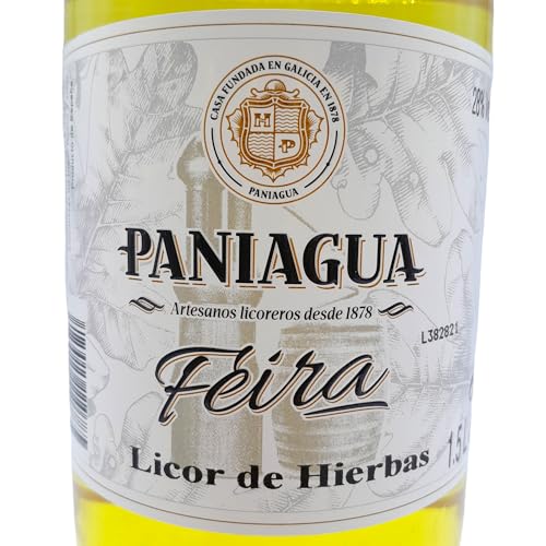Licor de Hierbas Paniagua - Botella Pet de 1,5 Litros - Licor de Hierbas Tradicional