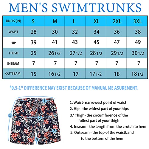 Biwisy Mens Swim Trunks With Mesh Lining Quick Dry Mens Swimwear Briefs #TOP5