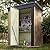 Devoko Outdoor Storage Shed 5 x 3 FT Lockable Metal Garden Shed Steel Anti-Corrosion Storage House with Single Lockable Door for Backyard Outdoor Patio (Brown)