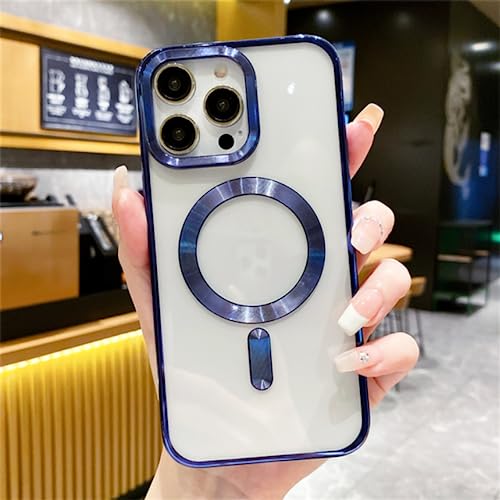 Coque iPhone 12 Pro magnétique transparente pour recharge bureau