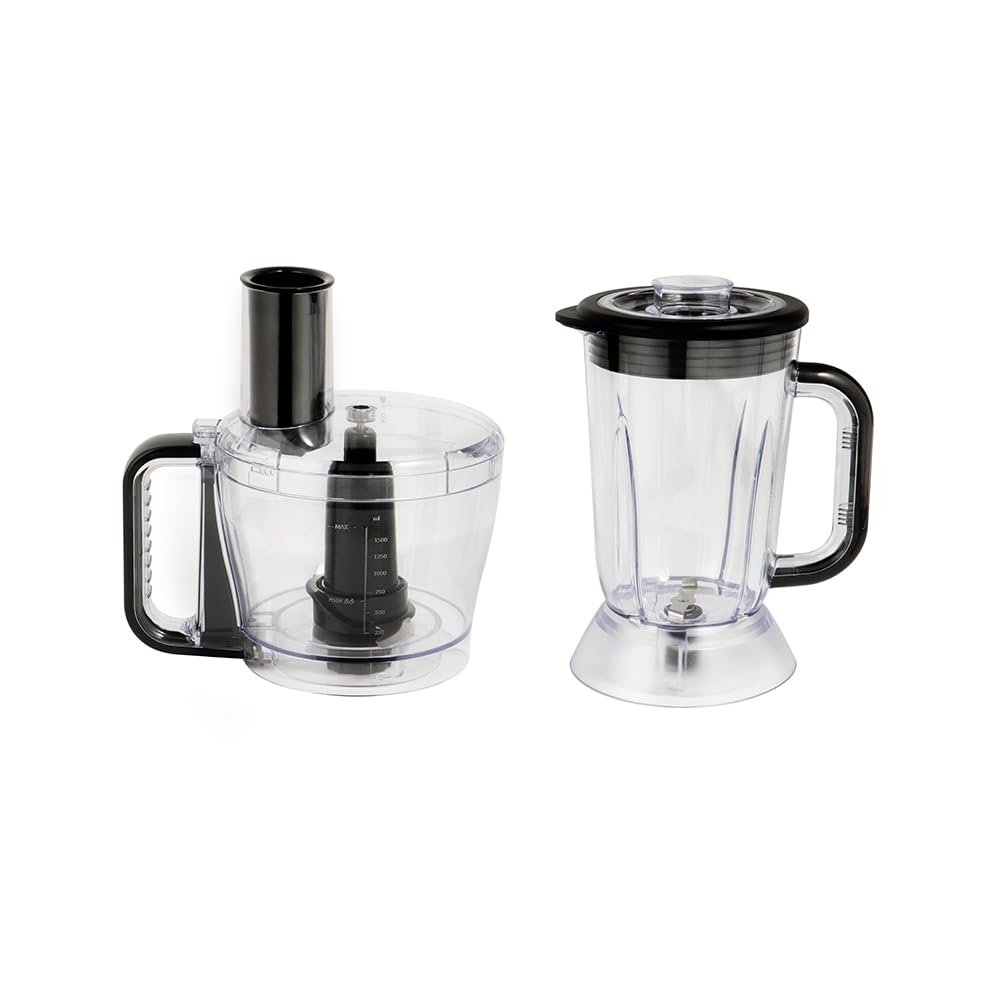 Russell Hobbs Procesador de alimentos, batidora/picadora/molinillo/cortador de verduras en rodajas, con jarra, amasa, cortar en rodajas, pica y ralla, 900 W max, Desire Matte Charcoal 27111-56