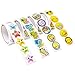 Assorted Achievement Stickers for Kids - Rolls of Encouragement Sticker Pack Teacher Supplies In Recognition of Job Well Done, 4 Rolls, 600 Stickers