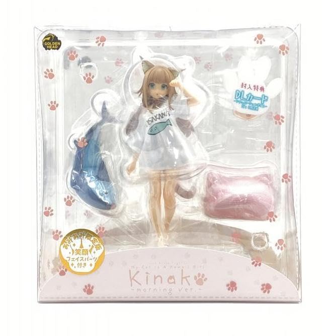 正規品 ゴールデンヘッドうちのねこが女の子でかわいい『きなこ』〜おはようVer〜 うちのねこが女の子でかわいい』1/6スケールフィギュア「きなこ