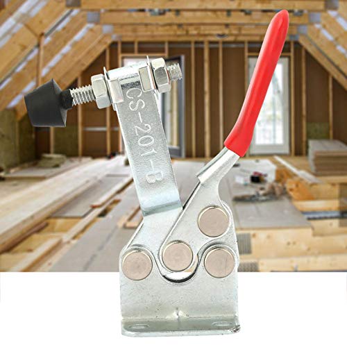 Braçadeira horizontal de aço carbono, Braçadeira horizontal de alça, mesa de trabalho de consoles pa