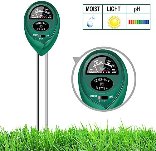 Soil Test Kit pH Moisture Meter Plant Water Light Tester Testing Kits Garden Plants