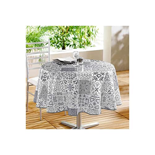 Nappe - Toile cirée ronde - diamètre 160 cm - Persane, mosaïque Cover