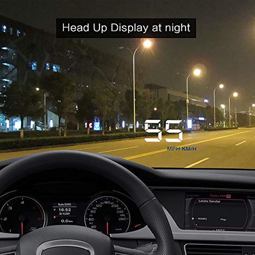 GOFORJUMP A500 Head-Up Display - 3,5 inch Snelheidsprojector voor Auto met OBD2 en GPS - Afbeelding 7