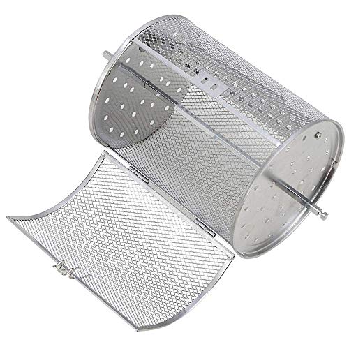 Air Fryer Grill Zubehör Air Fryer Zubehör Edelstahl Ofen Braten Korb Rotisserie Grill Korb Rotary? Backkäfig für BBQ Grill Backgeschirr? Werkzeug