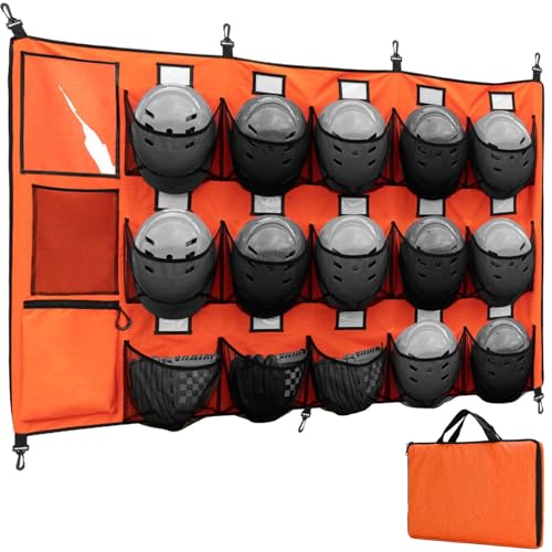 VISEMAN Hanging Helmet Bag for Baseball Softball Dugout Organizer