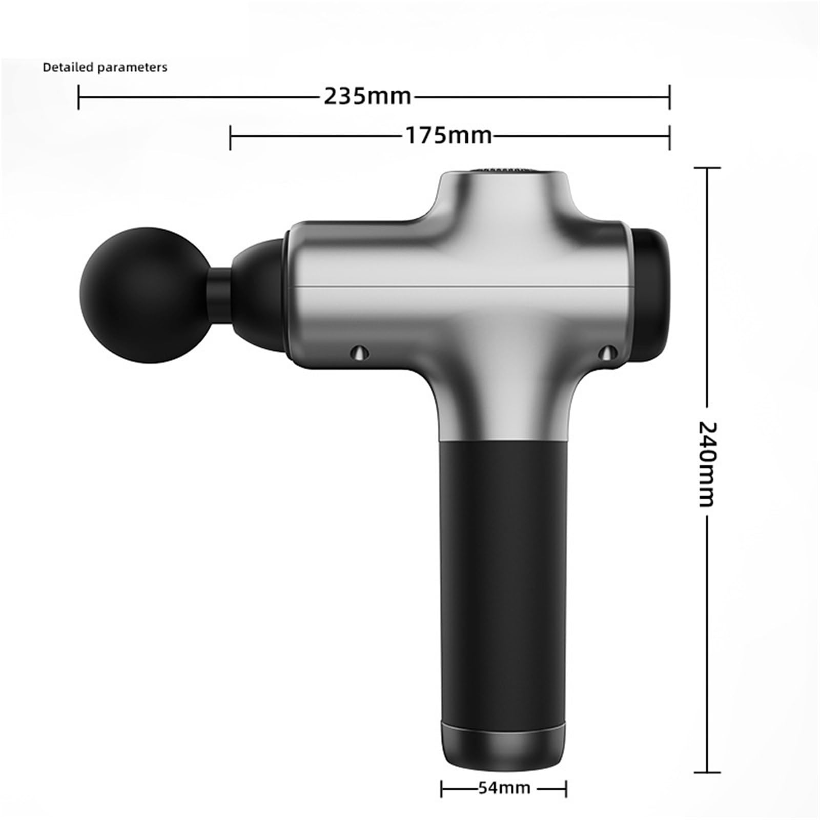 Pistolet do Masażu, Handheld Electric Massage Gun Deep Tissue Massager dla rozluźnienia mięśni