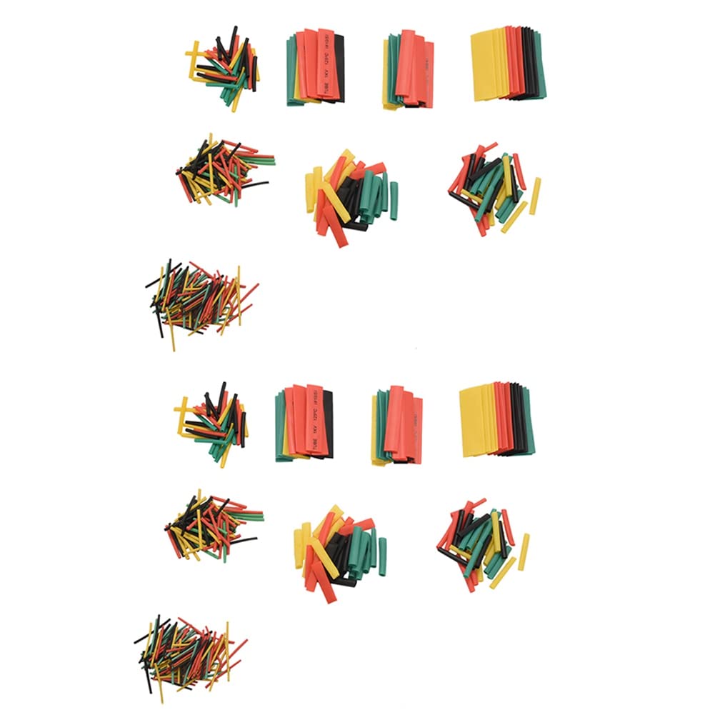 Jnchdghwa As Shown 656Pcs Cable Heat Shrink Tubing Sleeve Wire Wrap Tube 2:1 Assortment Kit