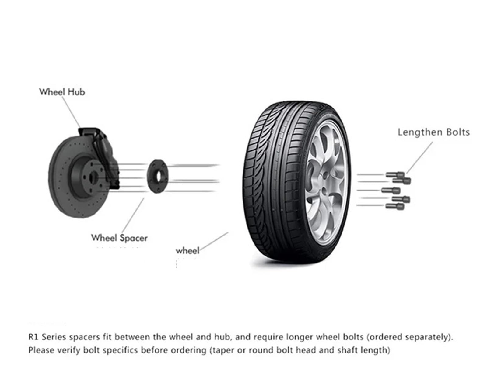 Espaciador de Ruedas Adaptador espaciador de rueda para SAAB 9-2, 9-3, 9-3X, 9-5, 900, 900 II, 2 piezas, 15-50 mm, PCD 5x110 CB, 65,1 mm(2Piece 25MM 12x1.5)