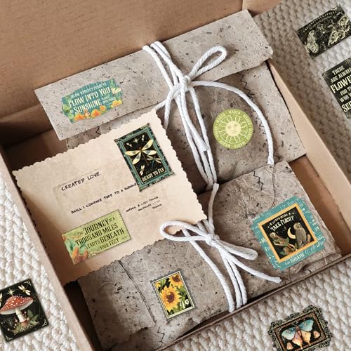 Pegatinas para plantas Bomichi de vinilo resistente para macetas 4