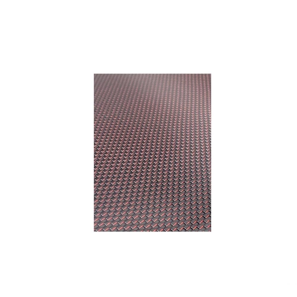 Płyta z włókna węglowego 3K - lekka płyta kompozytowa 400x200mm do obróbki dekoracyjnej(Red,1.5mm)