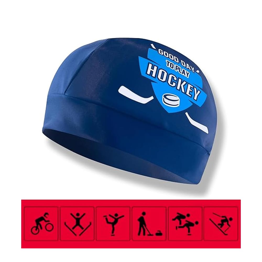 VPRO Bonnet de sudation hockey sur glace sous-casque bonnet de course anti-transpiration bonnet vélo effet refroidissement évacuation