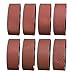 Produktbild Sruhrak Schleifband 75X533mm- 16 Stück Bandschleifer Schleifbänder, je 2 Stück Körnungen 40/60/80/120/180/240/320/400 Schleifband-Set, zum Schleifen, Feilen, Schärfen und Entrosten