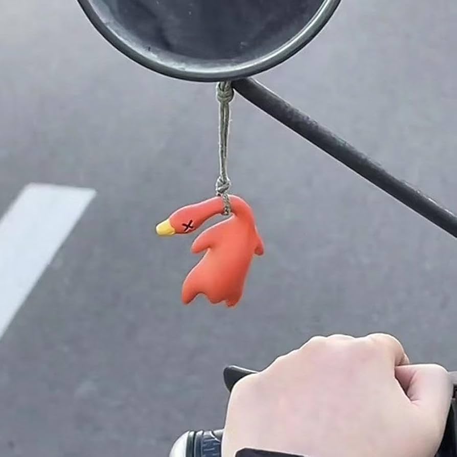 【即購入OK♥】ペンギン オーナメント フィギュア ルームミラー吊り下げアヒル 並行輸入品】 スイングサングラス アヒル 車 吊り下げ