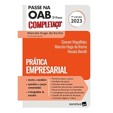 Capa do livro Passe na Oab 2ª Fase - Fgv - Prática Empresarial - 7ª edição 2023