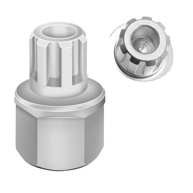 Chave para Porca Antifurto de Roda 54/9PT JEUCLEL para Volkswagen e Audi, 1 peça