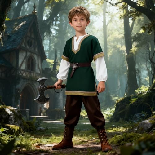 Disfraz Renacentista Medieval para Niños miniatura 3