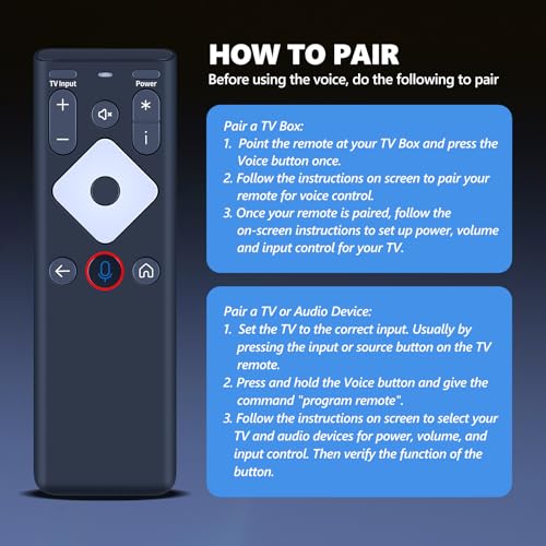 Télécommande vocale XR16 de remplacement pour récepteur streaming Xfinity Flex