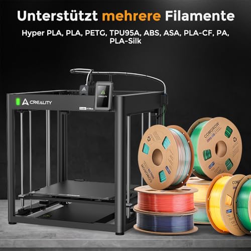Creality Ender 5 Max 3D-Drucker, maximale Druckgeschwindigkeit 700 mm/s, großes Druckvolumen, automatische Nivellierung, 300 °C Hochtemperatur, präzise Linearführung, doppelte Z-Achse