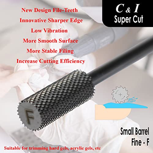 Broca para máquina de manicura Super Cut edición fina miniatura 3