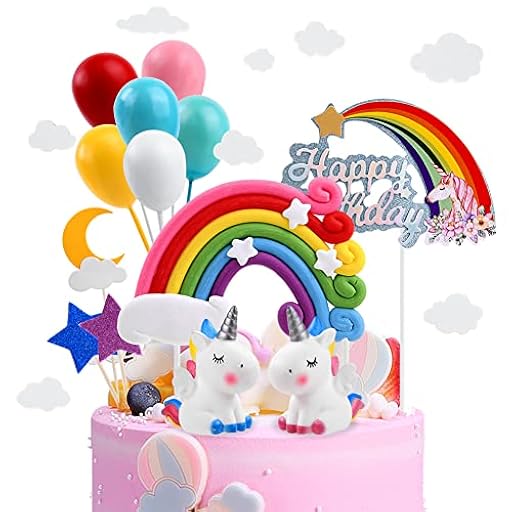 OSDUE Decoración para Tartas, 21 Piezas Decoración para Tartas de Cumpleaños, Unicornio Happy Birthday Globos Arcoiris Estrella Cake Topper Decorar, Niños y Niñas, Adorno de pastel de bricolaje | Ya disponible en tu tienda friki favorita! En mundofriki.es! OSDUE Decoración para Tartas, 21 Piezas Decoración para Tartas de Cumpleaños, Unicornio Happy Birthday Globos Arcoiris Estrella Cake Topper Decorar, Niños y Niñas, Adorno de pastel de bricolaje | Ya disponible en tu tienda friki favorita! En mundofriki.es!