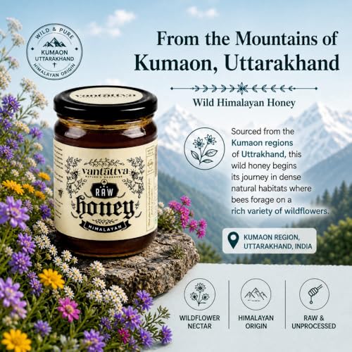 Image of VANTATTVA-NATURE'S GOODNESS... 1.4 KG Wild forest Organic Raw Honey | NMR tested