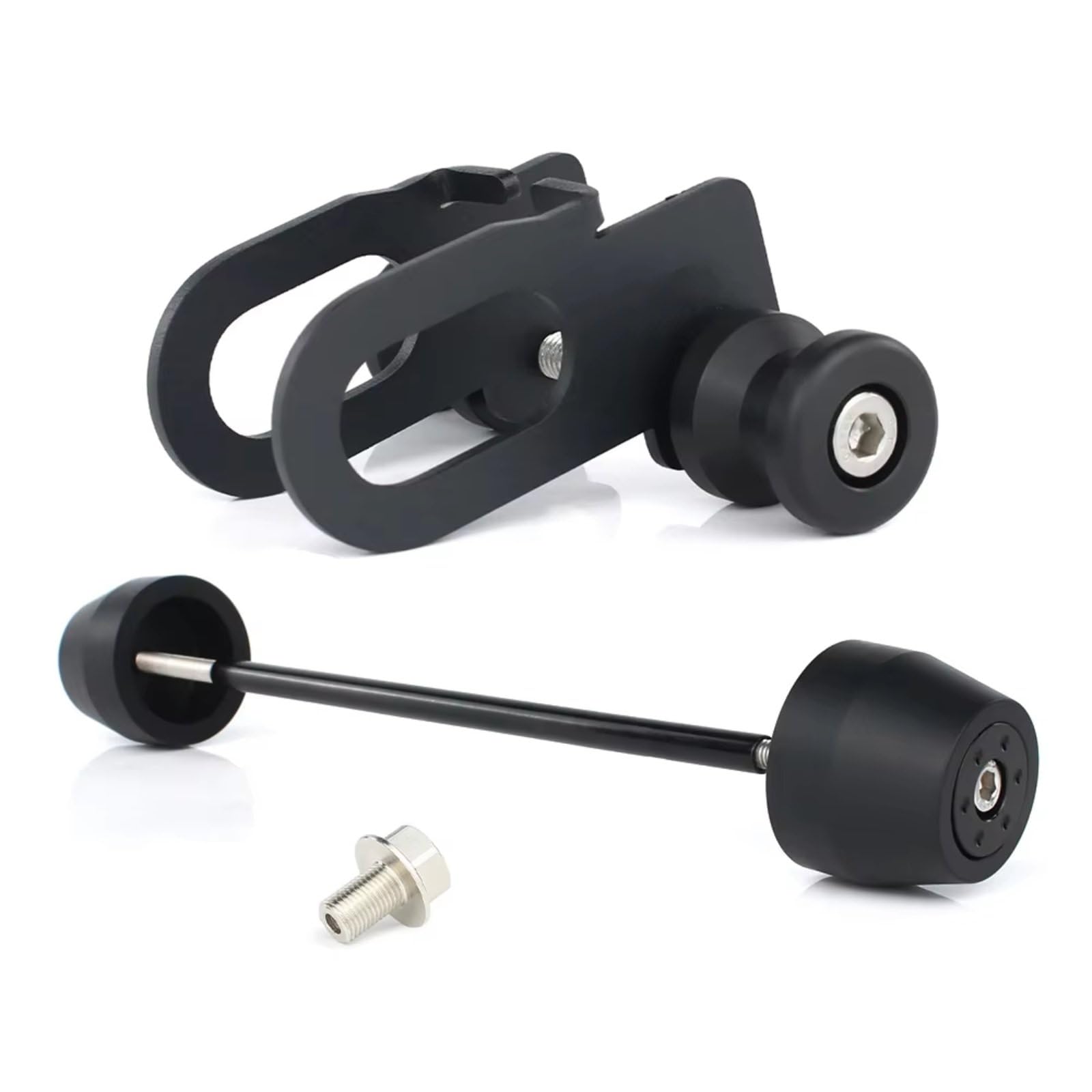 Carretes Brazo Basculante Tornillo Soporte Motocicleta Compatible con XL1000V para Varadero 2003-2012 Deslizador Choque Horquilla Eje Rueda Delantera Y Trasera
