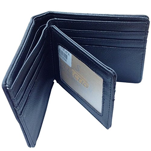 Cross Men Wallet Western Bifold Check Book Style W057 Black/Turo2