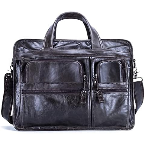 BWHNER Large Capacity Multi Layer Pocket Men'S Business Laptop Briefcase 15.6 Inch Cover
