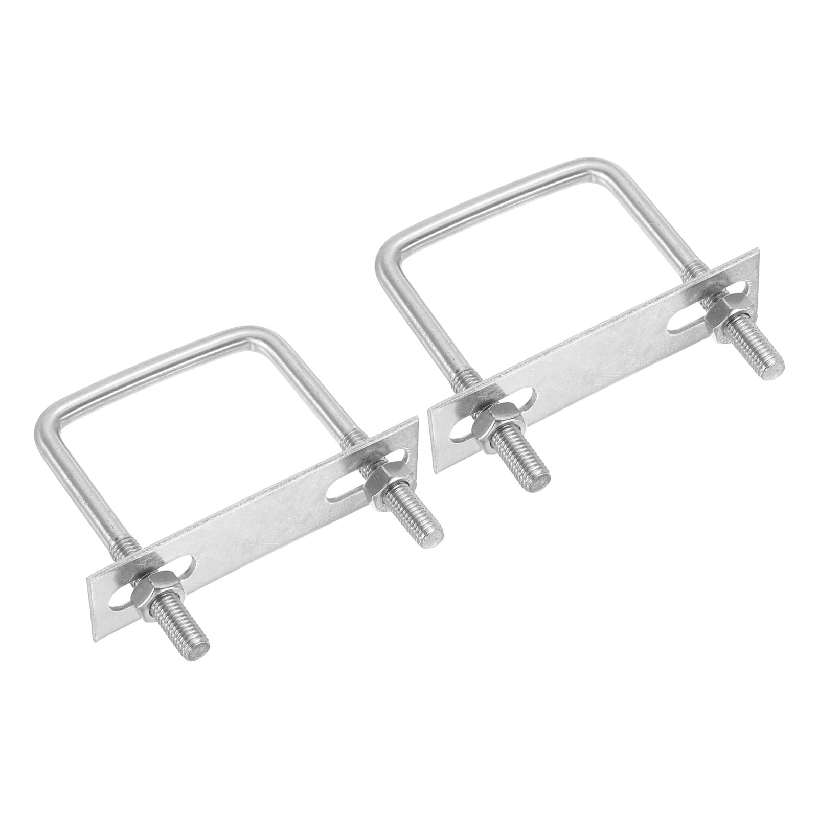 PATIKIL M8x60x90mm Square U-Bolts Kit