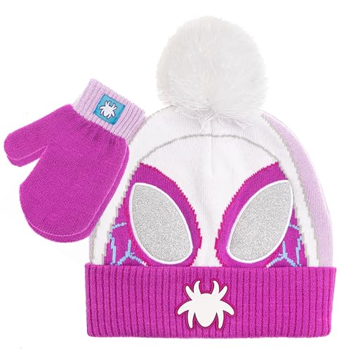 Gants pour tout-petits gants et bonnet d'hiver Spider-Man anti-froid