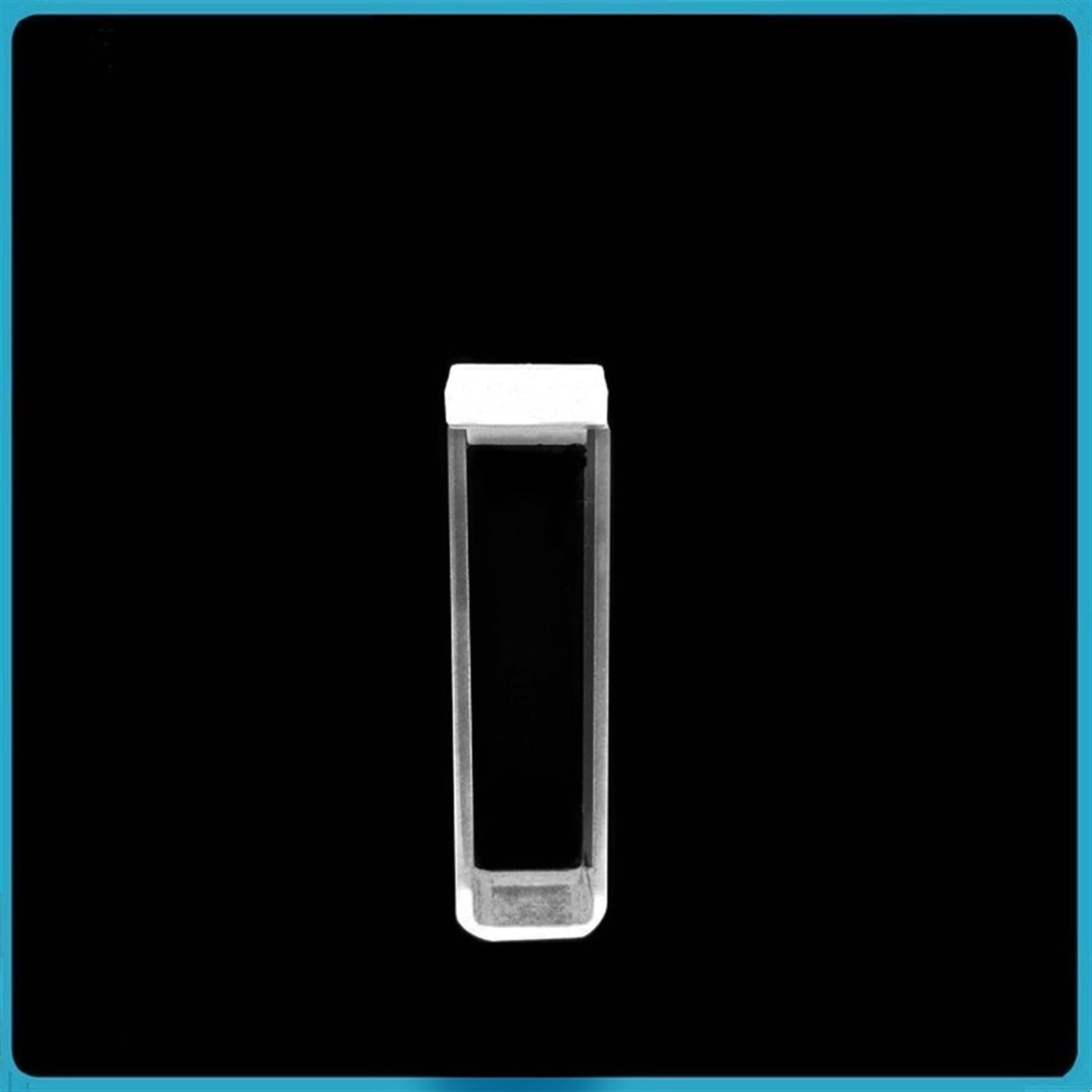 Tamiz de laboratorio Cubeta, cubeta de vidrio fluorescente, 3,5 ml, célula de absorción de muestra líquida, trayectoria de luz, resistencia a ácidos y álcalis de 10mm