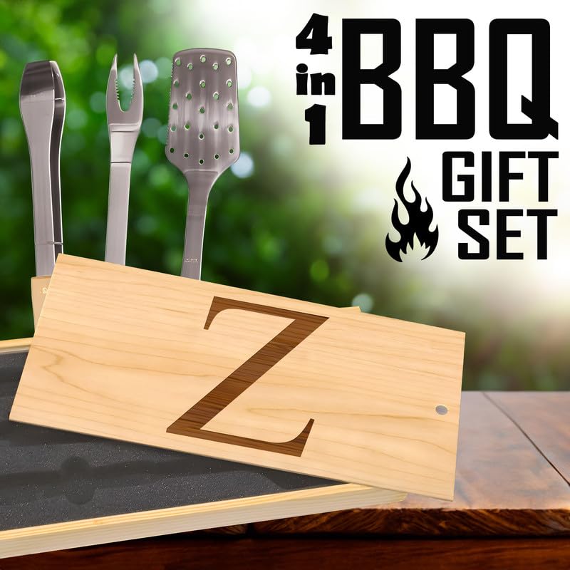 Set de Parrilla Acero Inoxidable con Espátula, Pinzas y Tenedor miniatura 6