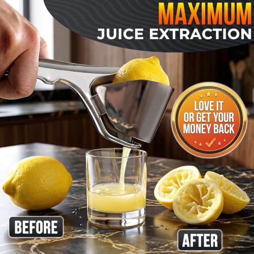 Image of NADOBA Lemon Squeezer and Lime Squeezer, Max Extraction Citrus Hand Juicer