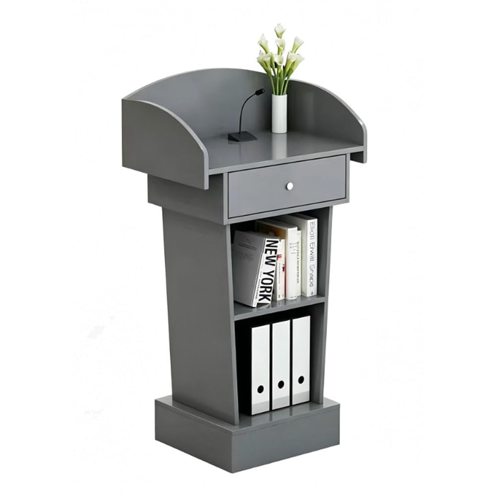 HGTRH Podium Stand, Podium Lecturns and Podiums Lecterns & Podiums Wooden Podium Lectern Podium Stand With drawers D