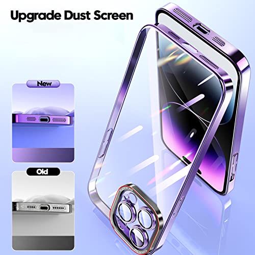 Coque antichoc transparente pour iPhone 13 Pro avec protection objectif verre - 4