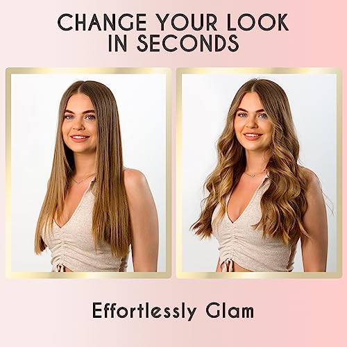 ELLA BELLA 1.25 Professional Curling Iron for All Hair Types - Quick, Heat-Damage Free Styling