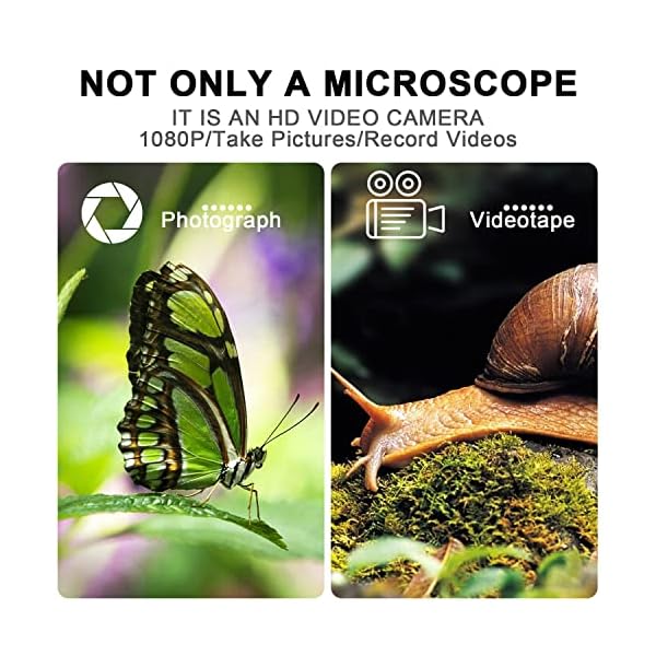 Bysameyee 4K 3840x2160P Wireless Digital Microscope, Handheld HD USB Microscope Inspection